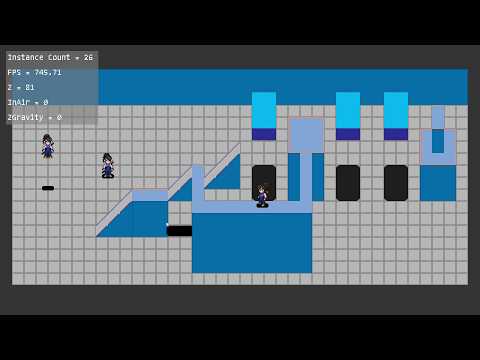 Game Maker Studio 2 - Top Down Platformer/ Jumping Test