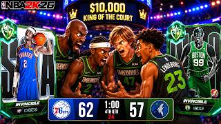 I WAS IN DANGER OF BEING ELIMINATED IN $10,000 KING OF THE COURT...