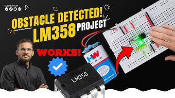 Simple IR Obstacle Detector Circuit Using LM358 Works Perfectly!