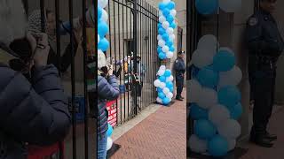 Peaceful demonstration at Columbia University