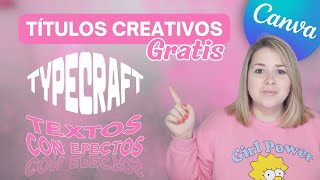 ✨ Descubre TypeCraft en Canva: La Nueva Herramienta para Transformar Tus Textos | Tutorial 2024