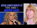 Vocal Coach Reacts to Mariah Carey 'You and I' (Stevie Wonder)