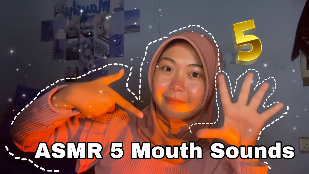 ASMR Top 5 Mouth Sounds BEST SELLER!  💗✨