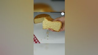 3 Ingredients Sponge Cake Recipe