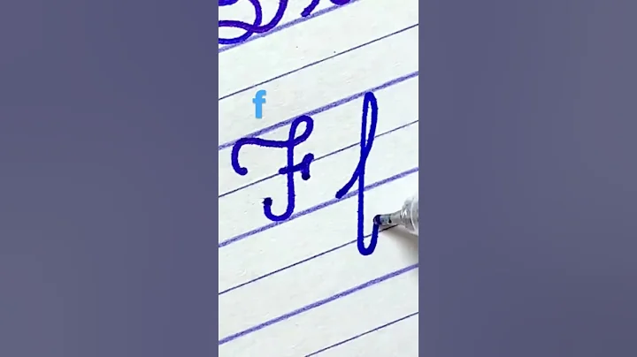 How to write small letter f in cursive writing #cursivewriting #handwriting #calligraphy #english