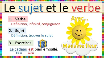 Comment trouver le verbe et le sujet ?