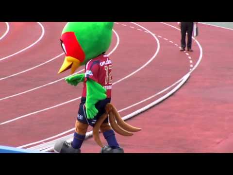 J2　30節　ファジアーノ岡山　2-4　サガン鳥栖　HT中のファジ丸