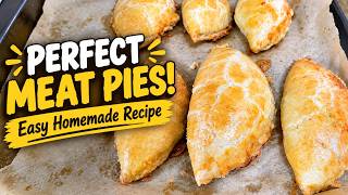 The Best Beginner-friendly Meat Pie Recipe!  Flaky Dough , Flavorful & Juicy Filling😋