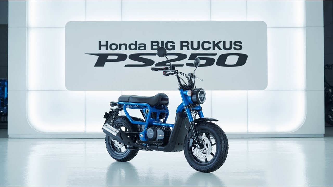 Finally Revealed! 2026 Honda Big Ruckus PS250 Full Review & Price - YouTube