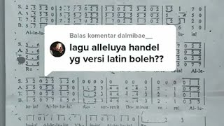 Alleluya Handel Versi Bahasa Latin katolik katolikpedia latino