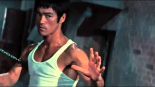 Брюс Ли   мастер боя нунчаками  Bruce Lee   nunchaku fight master