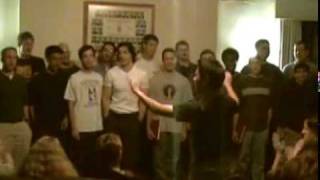 Phi Mu Alpha Sinfonia Iota Chapter - Party Singing 2003 Part 1
