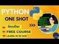 Learn PYTHON in Nepali in Just One Video - Beginner's Crash Course