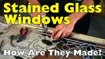 Hoe worden glas-in-loodramen gemaakt?