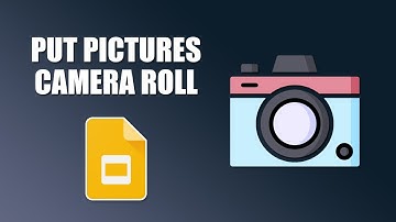 How to put pictures from camera roll into a Google slides