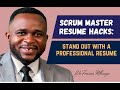 Elevate your resume for a successful scrum interview  safe scrum chatroom