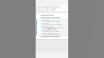Master Kubernetes with Kubectl: 5 Shortcuts for Container Orchestration #Kubernetes #DevOps