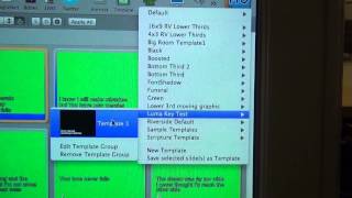 Pro Presenter templates