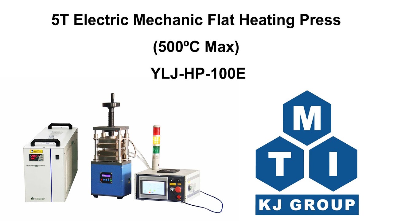 5T Electric Mechanic Flat Heating Press (500ºC Max) - YLJ-HP-100E