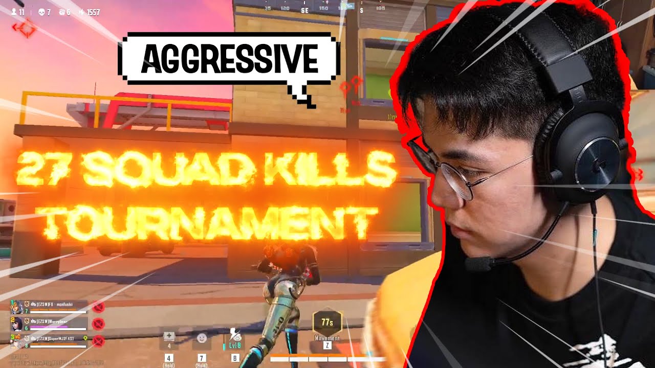 27 SQUAD KILLS IN TOURNAMENT WITH WORRYBEAR