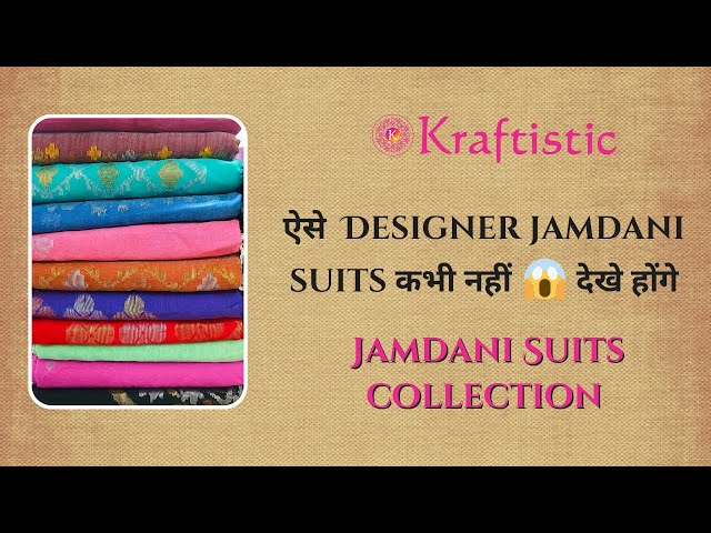 Lemon Green Silk Cotton Jamdani Handloom Banarasi Suit