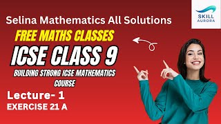 Trigonometry Class 9 ICSE | Selina Concise Maths Exercise 21A Solutions | Skill Aurora #selinamath