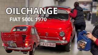 Oilchange for the Fiat 500L from 1970 | PAOLAVDM #asmr #fiat500 #oldtimer How To Engine Oil Change Fiat 500l в љ Fix It Angel