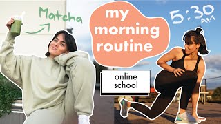 MY MORNING ROUTINE // during online school