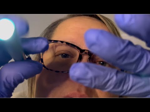 VERY TINGLY Cranial Nerve Exam | Up Close , Soft Spoken, & LOTS OF TRIGGERS | ASMR MEDICAL EXAM