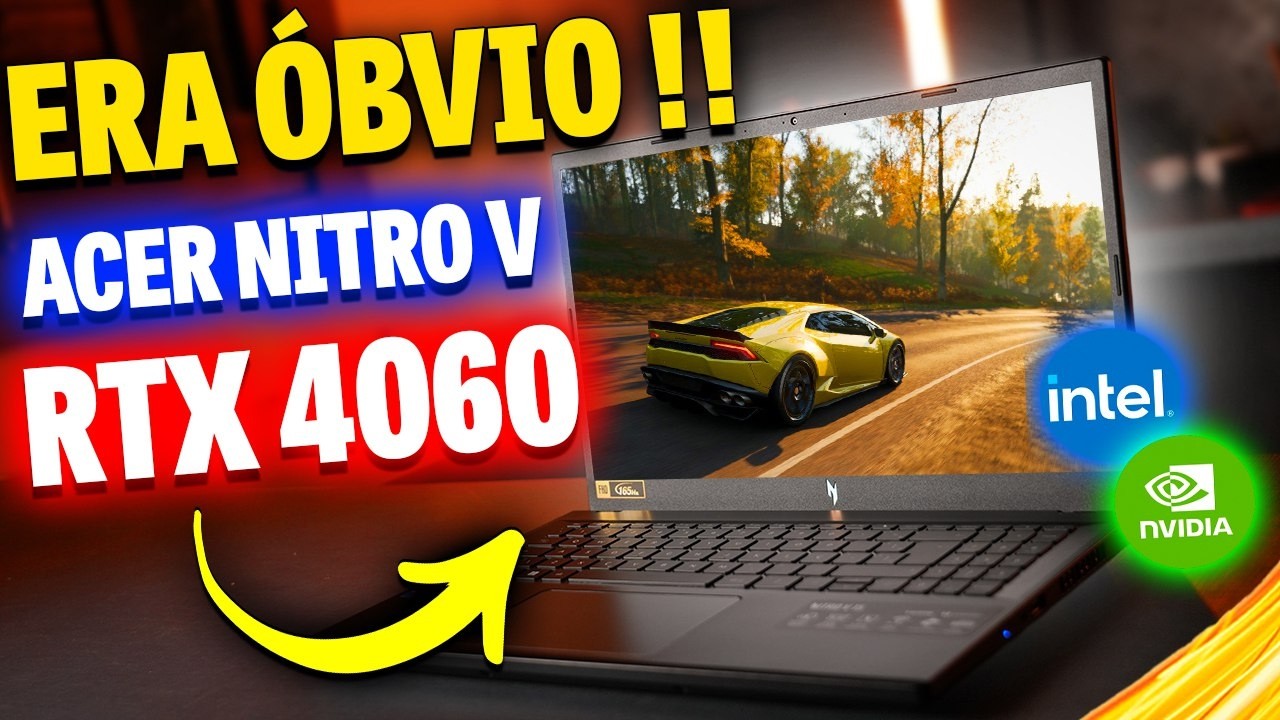 É FRACO? JOGANDO no Acer Nitro V15 RTX 4060 e DESCOBRINDO se Ele é o Melhor NOTEBOOK de 2025
