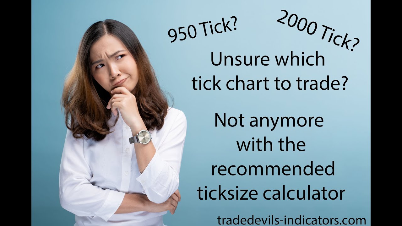 Know exactly which tick chart to trade with our tick size calculator.