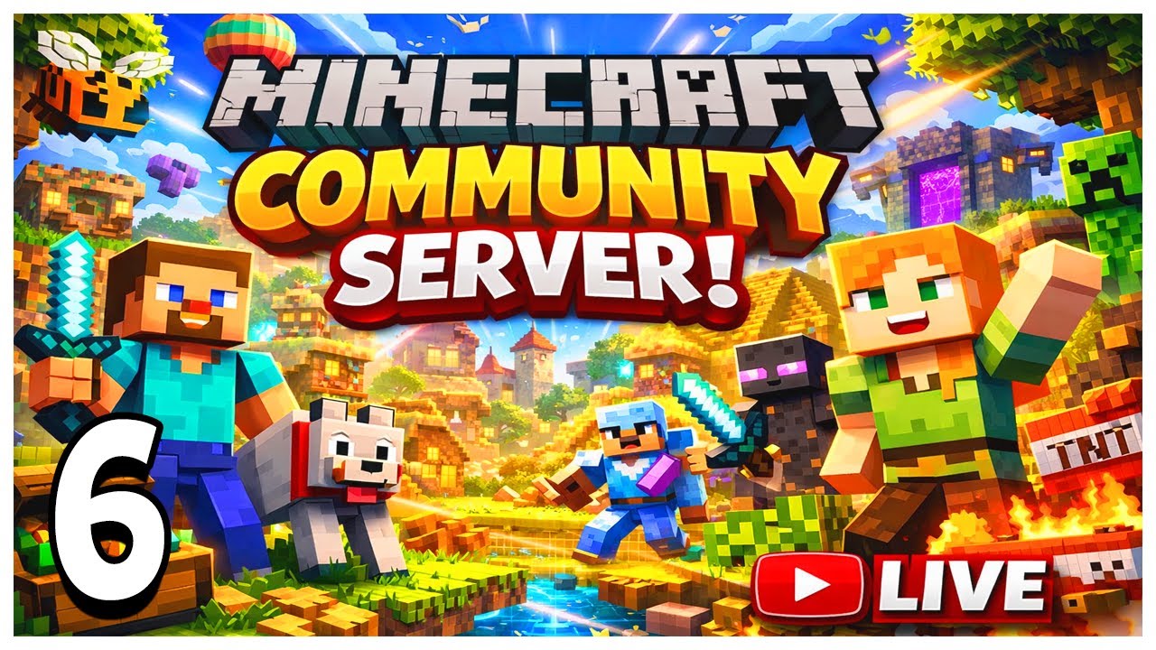 Minecraft Subscriber Server Day 6! Starting From Nothing!