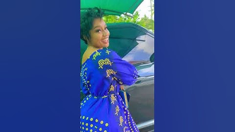 Harmonize Curvaceous  Girlfriend Poshy Queen Descently Dresed In A CuteDress Heading to church
