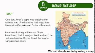 Environmental Studies Class 4 Chapter 08, Using the map, Part 02