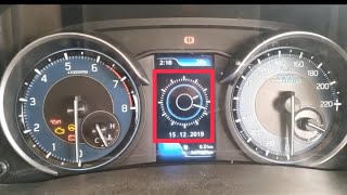 how to set date and time In new Maruti Suzuki ertiga instrument cluster  🚗🚗🚗