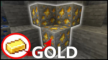 Is it rare to find gold in Minecraft?