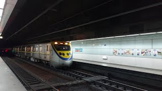20211202 4224次EMU800型黃頭區間車 松山車站2A月台 列車進站 No.4224 Local train Songshan station plat.2A Train approach