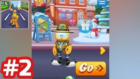 Garfield Rush - Gameplay Walkthrough - Part 2 Town Marion Complete (iOS/Android)