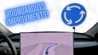 Tesla Self Driving DOUBLE Lane Roundabout! | FSD Beta 11.3.4