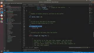 CSC450 2/17/21 Finished Character Module review and introduced proc filesystem
