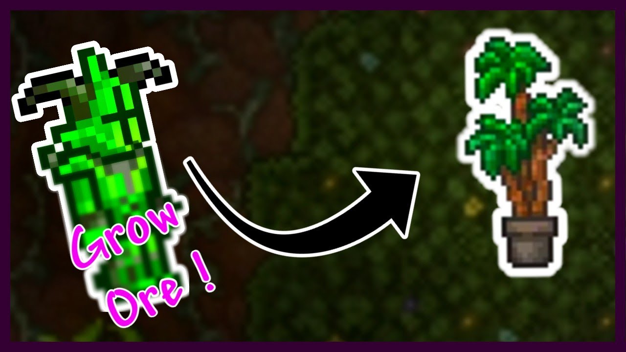 How Chlorophyte Is Actually a Plant ! Terraria 1.4 Shorts YouTube