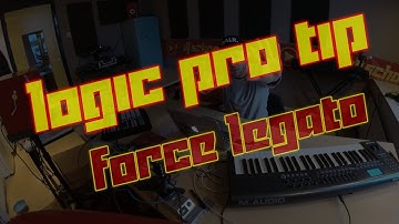 Logic Pro X tutorial Force Legato DJ School Utrecht producer tips