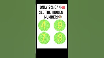 😲 Only 2% Can See These Hidden Numbers! | Extreme Eye Test Challenge #thequizhunterz #viral