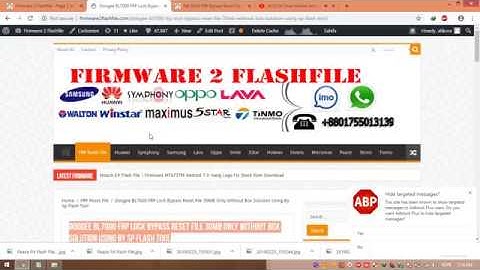 Doogee BL7000 FRP Unlock Solution With SP Flash Tool Only 30MB File Easy Work Solution