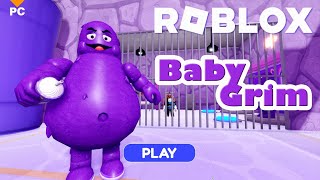 Baby Grim Barry's Prison Run Obby ROBLOX (full gameplay PC)