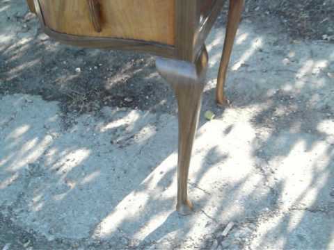 Vintage retro walnut dressing table