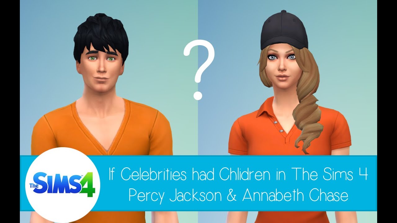 If Celebrities had Children in the Sims 4: Percy Jackson ...