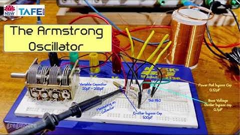 Armstrong Oscillator Transmitter  with BJT - UEENEEH142A Electronics TAFE NSW