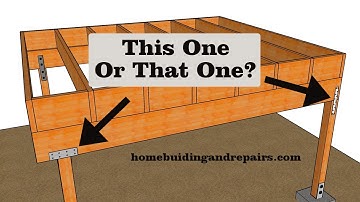 Different Construction Methods You Can Use To Connect Wood Posts To Beams - Engineering Tips