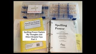 Spelling Power Update: My Thoughts and Helpful Tips Part 1